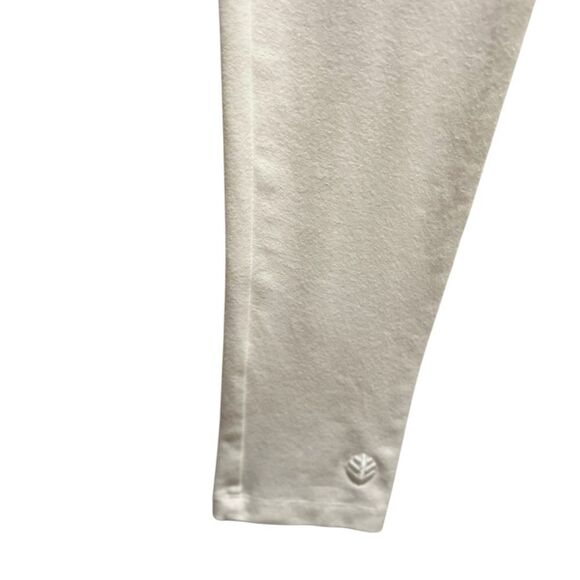 Coolibar Monterey Summer Leggings UPF 50+ Ivory White Size Small - Picture 3 of 6